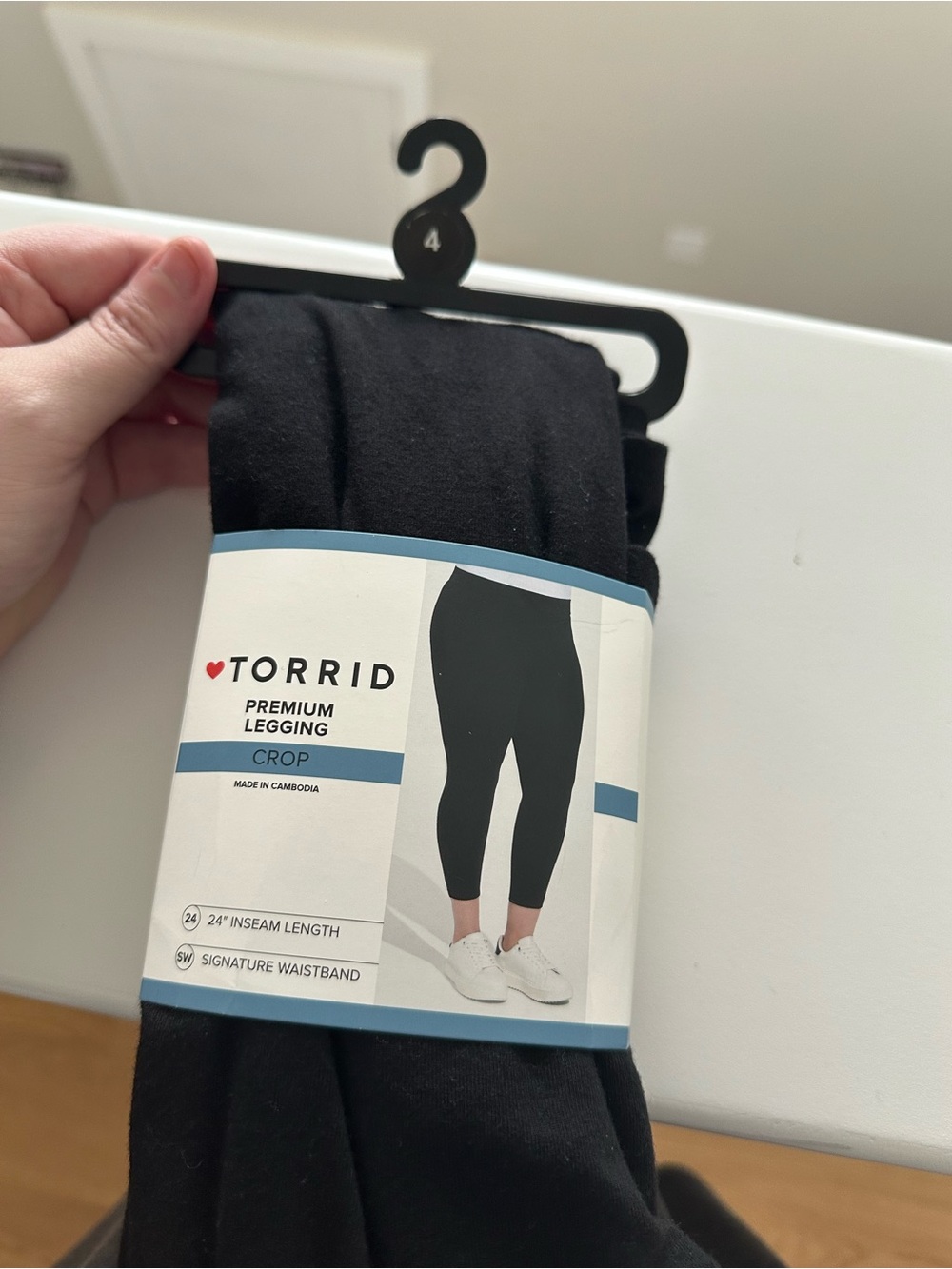 torrid Black Premium Crop Leggings
